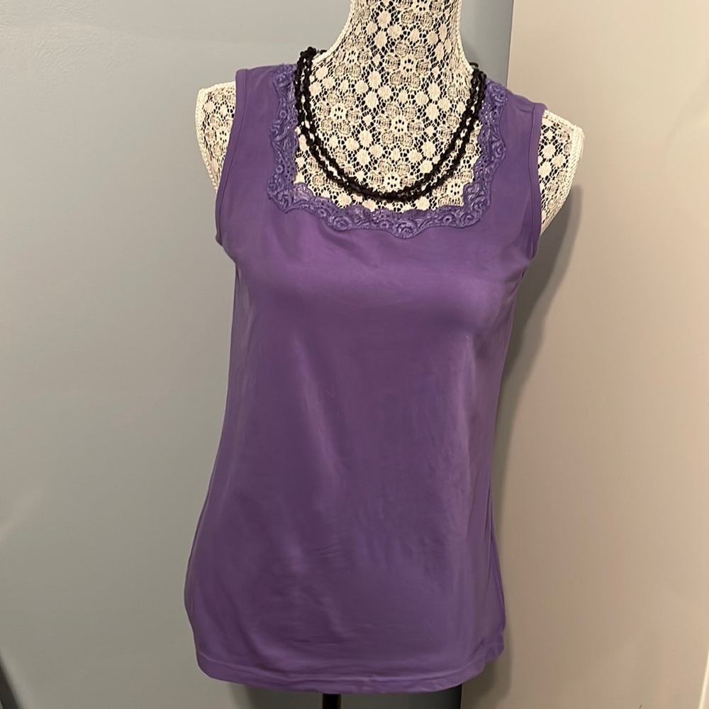 Christopher & Banks purple camisole size M